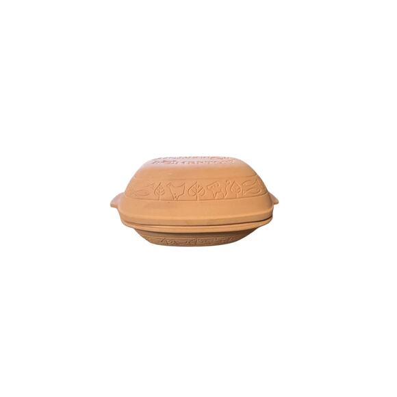 Vintage Romertopf 110 Clay Roaster Baker Bread 2-5 lbs NEW without box - Picture 1 of 5